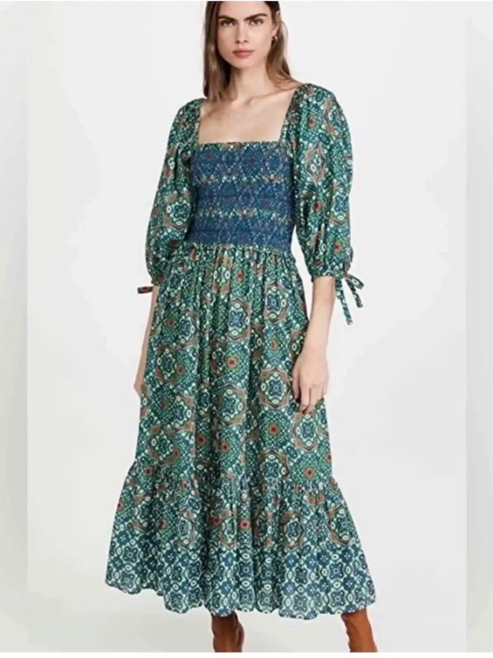 Cara Cara Moroccan tile Jazzy Dress size S $695